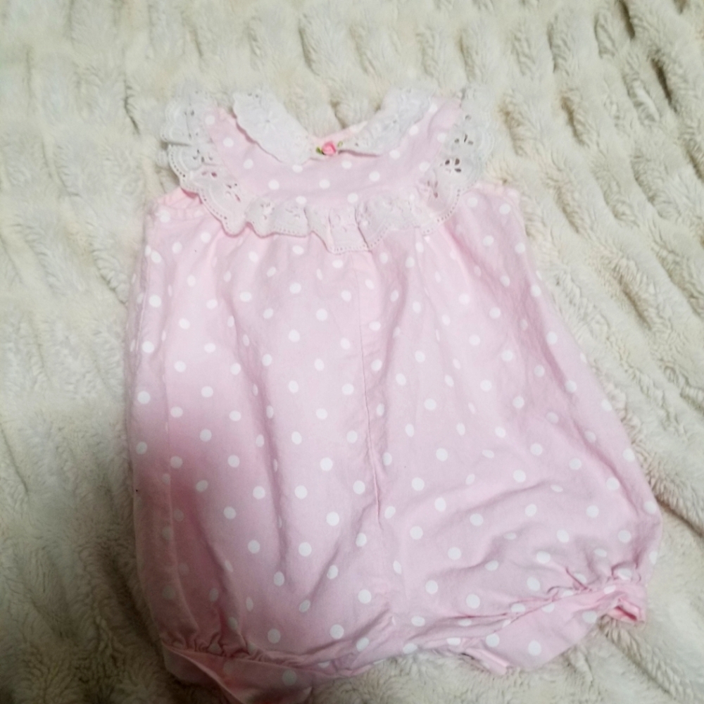 Vintage Baby Girls romper Size 12 Months